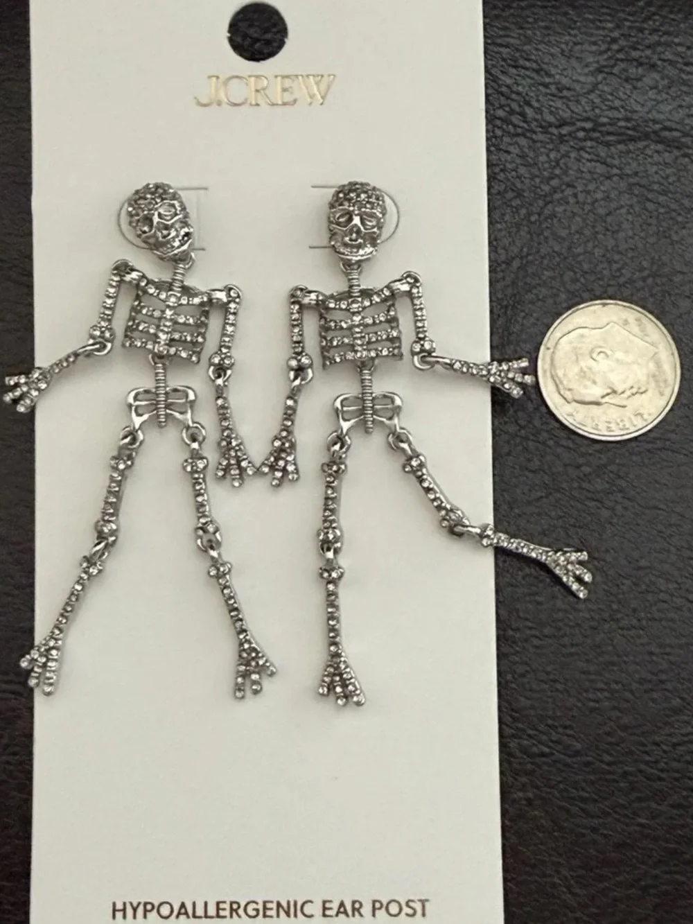 NWT J. Crew Factory Skeleton Statement Earrings